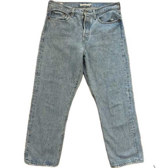 Levi's Jeans Women’s 30 Light Blue Wedgie Straight Ankle High Rise LIKE NEW! - Picture 4 of 11